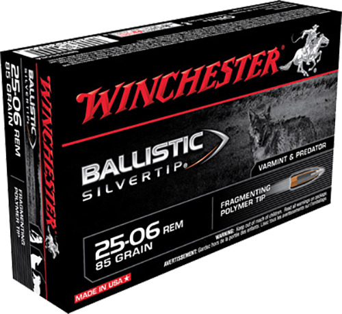 Ammunition Winchester 2273 ft lbs 25 06 WIN SBST2506A       2506     85 BLST         20/10