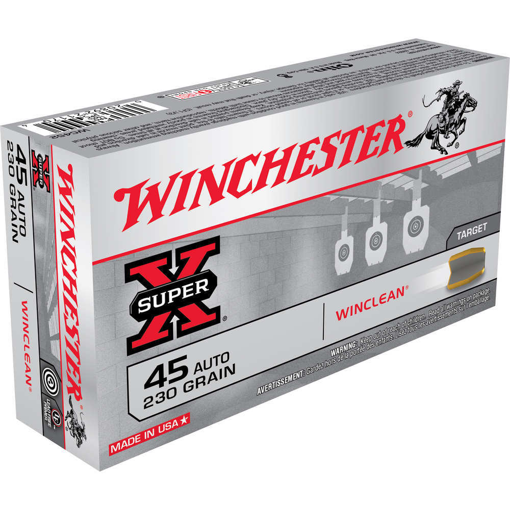 Ammunition Winchester 356 ft lbs 45ACP WIN WC452           45      230 BEBWCLN      50/10